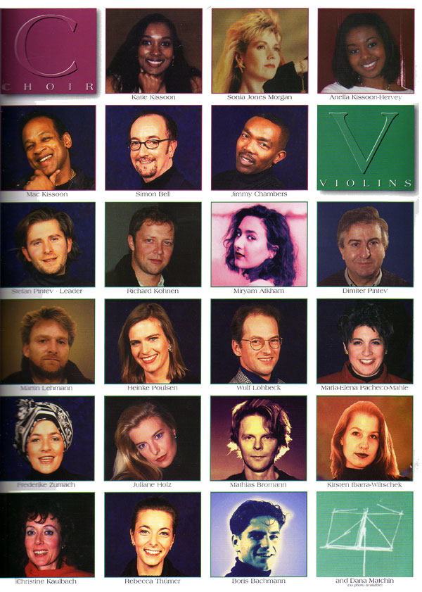 Photo of the Musicians from Live on Tour 1999