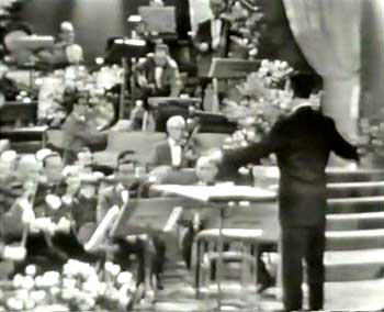 Franck Pourcel Conducts at Eurovision 1958
