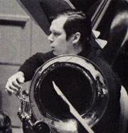 Tuba player: Chester Schmitz