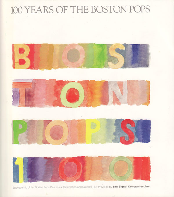 Cover from Program from Boston Pops Concert in 1985