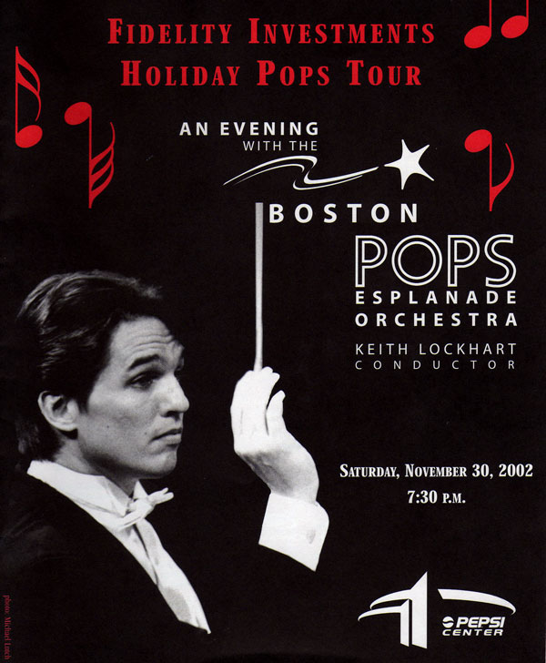 Cover from Program from Boston Pops Concerts in 2002