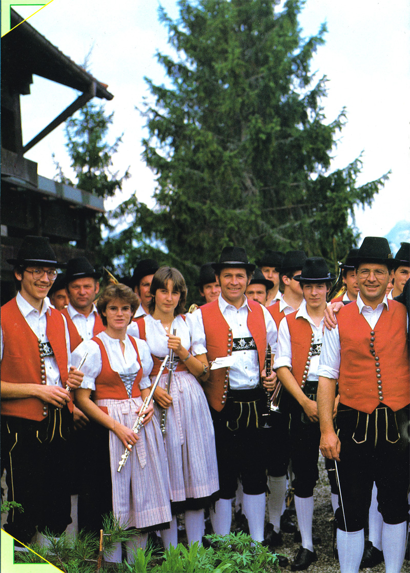 Photo of the Musicians from UK Tour 1984