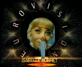 Isabelle Aubert singing at Eurovision 1968